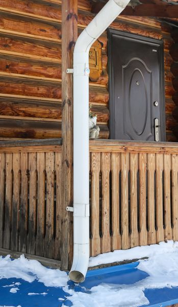 Porch Downspout Installation in Valdosta