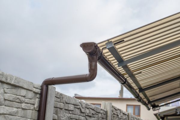 Plastic Downspout Installation in Valdosta